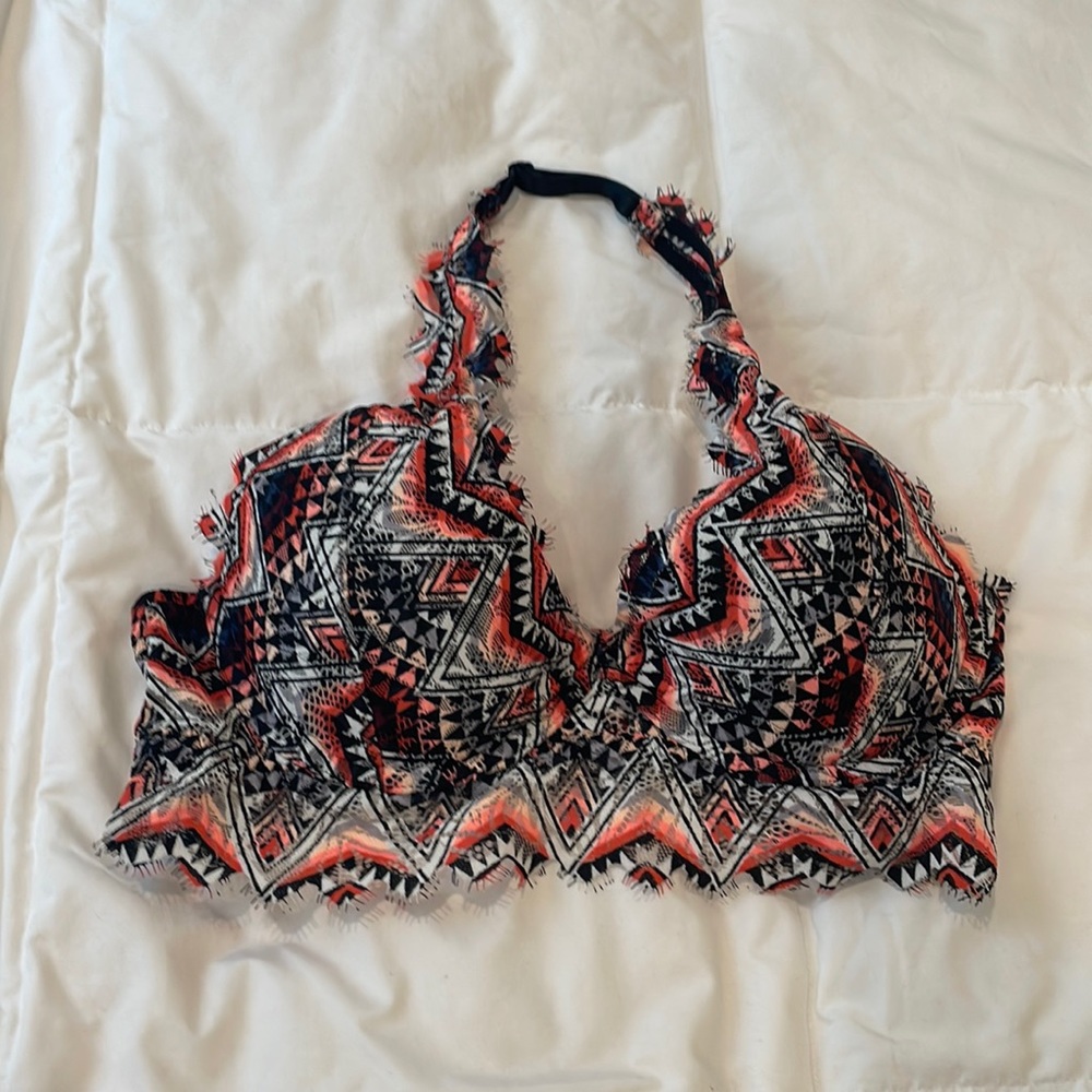 Victoria’s Secret pink lace bralette halter small